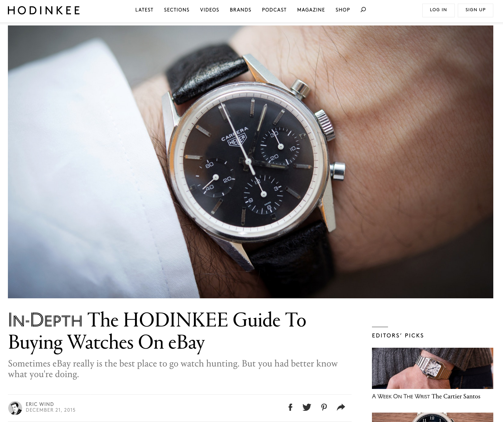 HODINKEE: In-Depth The HODINKEE Guide To Buying Watches On eBay