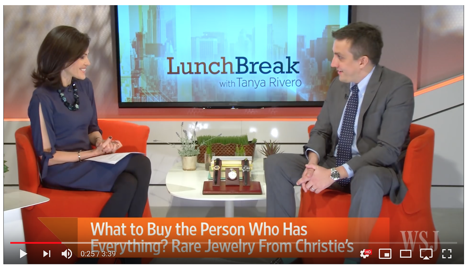 Eric Wind on Wall Street Journal Lunch Break Show