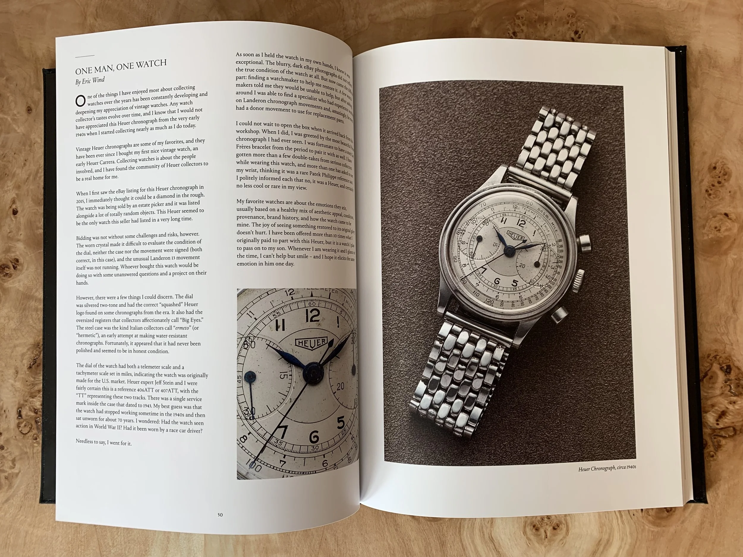 HODINKEE Magazine: Eric Wind on "One Man, One Watch"