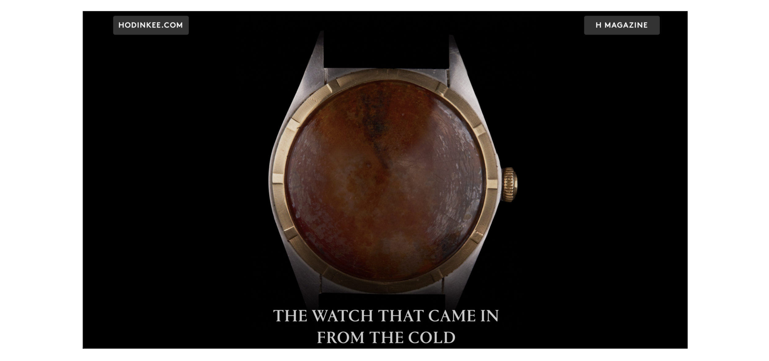 HODINKEE: Eric Wind On The Watch That Came In From The Cold 