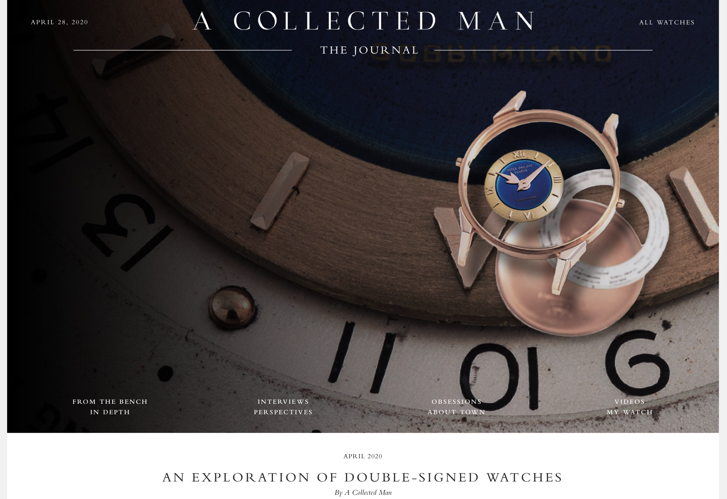 A Collected Man: Eric Wind on Retailer-Signed Watches