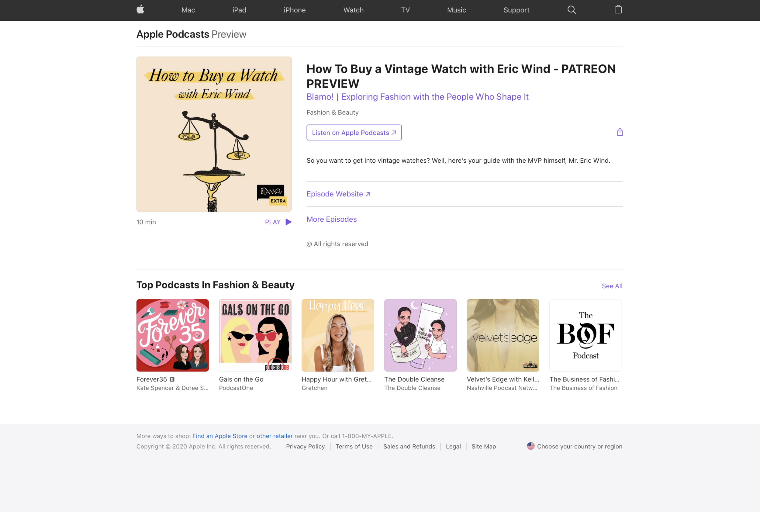 Blamo! Podcast on How To Buy a Vintage Watch with Eric Wind