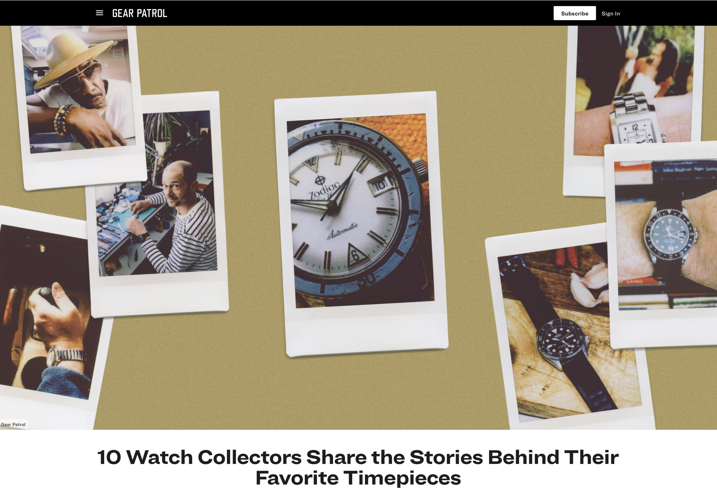 Gear Patrol: Eric Wind's Story Behind His Favorite Watch