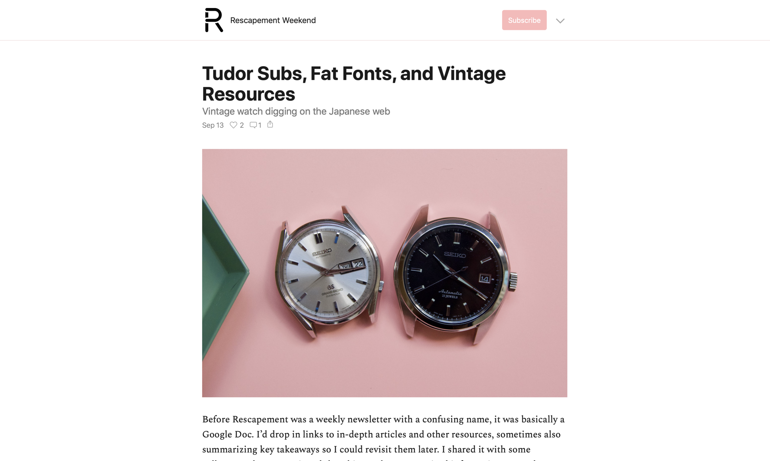 Rescapement: Eric Wind's Lecture at the Horological Society of New York is Highlighted