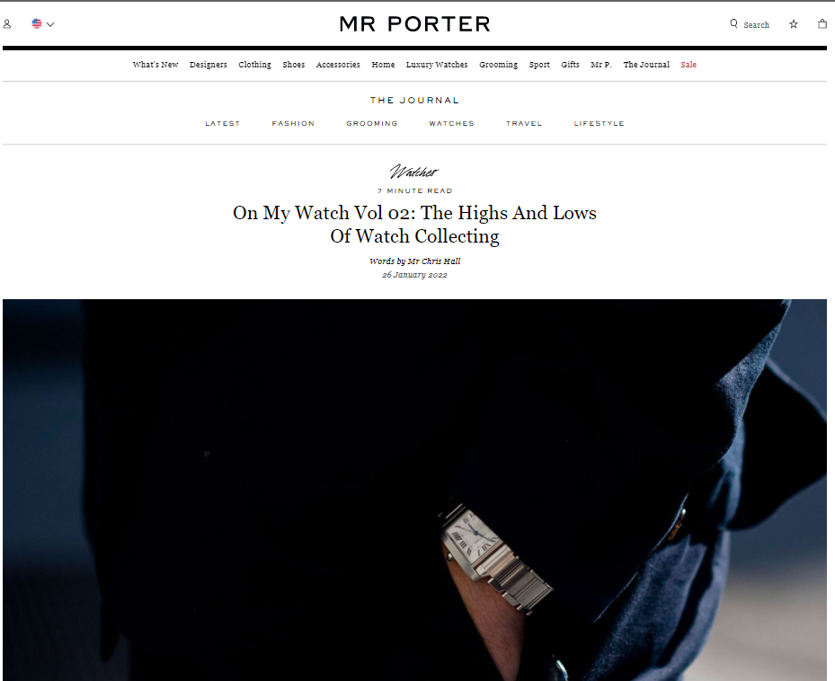 Mr Porter: Eric Wind Featured in 'On My Watch'