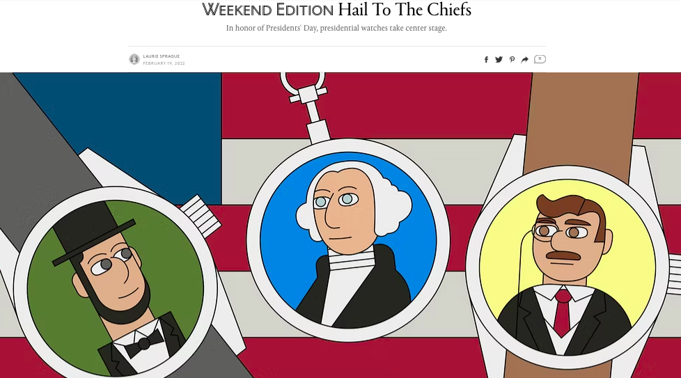 HODINKEE: Eric Wind Cited in Presidential Watch Article