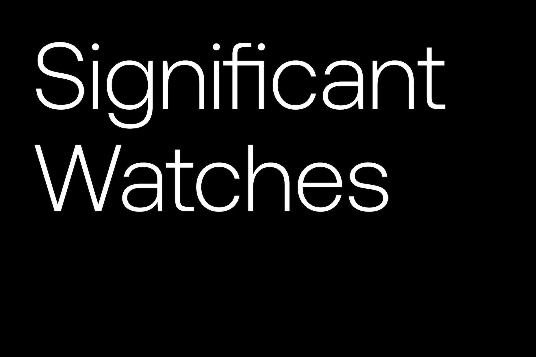 Significant Watches Podcast: Episode 24