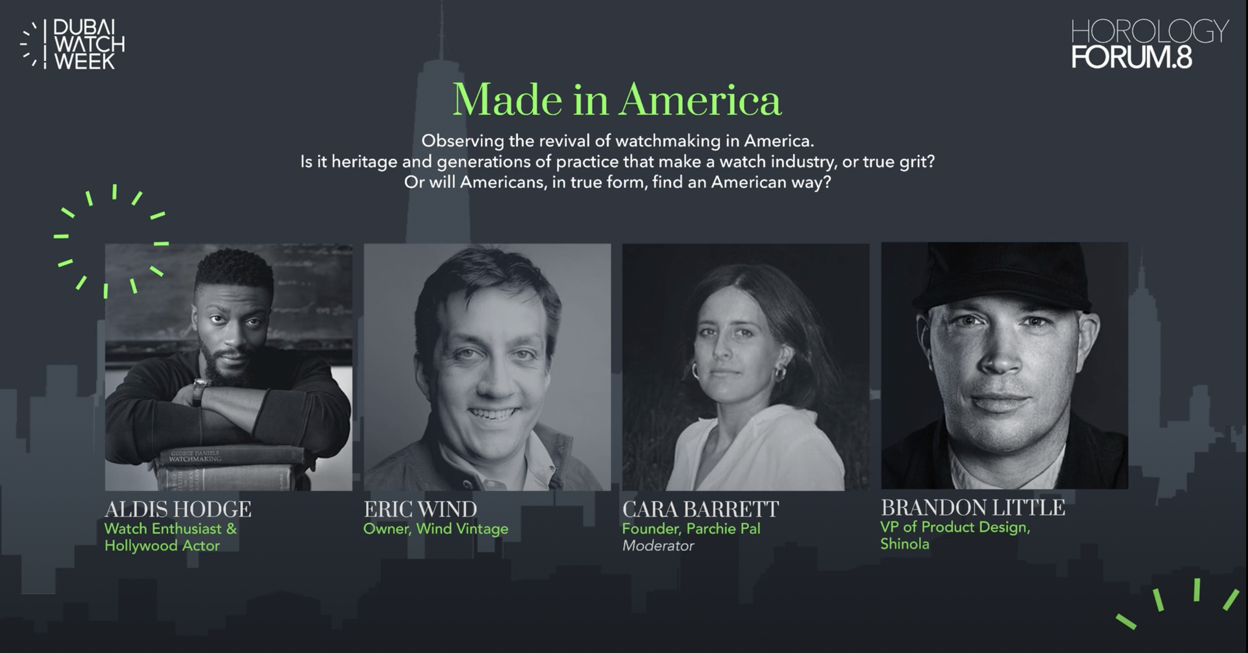 Dubai Watch Week New York: Made in America (Video)