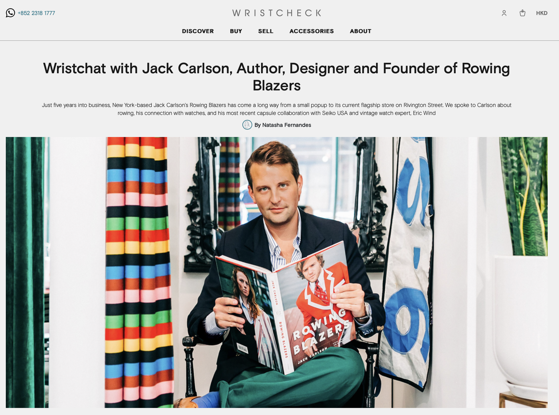 Wristcheck: Eric Wind Highlighted As Co-Designer of Rowing Blazers X Seiko Release