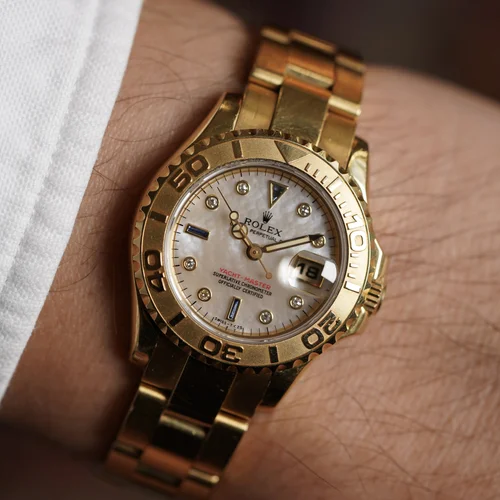 Rolex Ladies Yacht-Master Reference 69628 Unpolished w/ Box — Wind