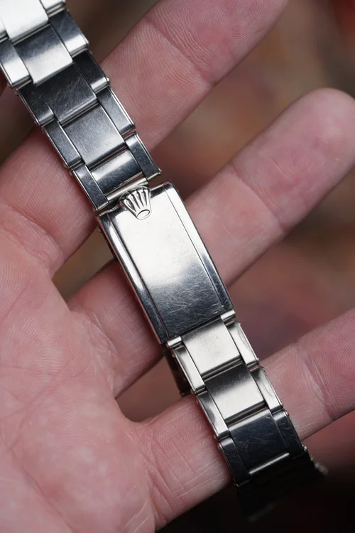 ヴィンテージ ロレックス リベットブレス 7206 1016 1675 5513 Rolex 7206 Oyster Rivet Bracelet No End Links from 1969 — Wind Vintage