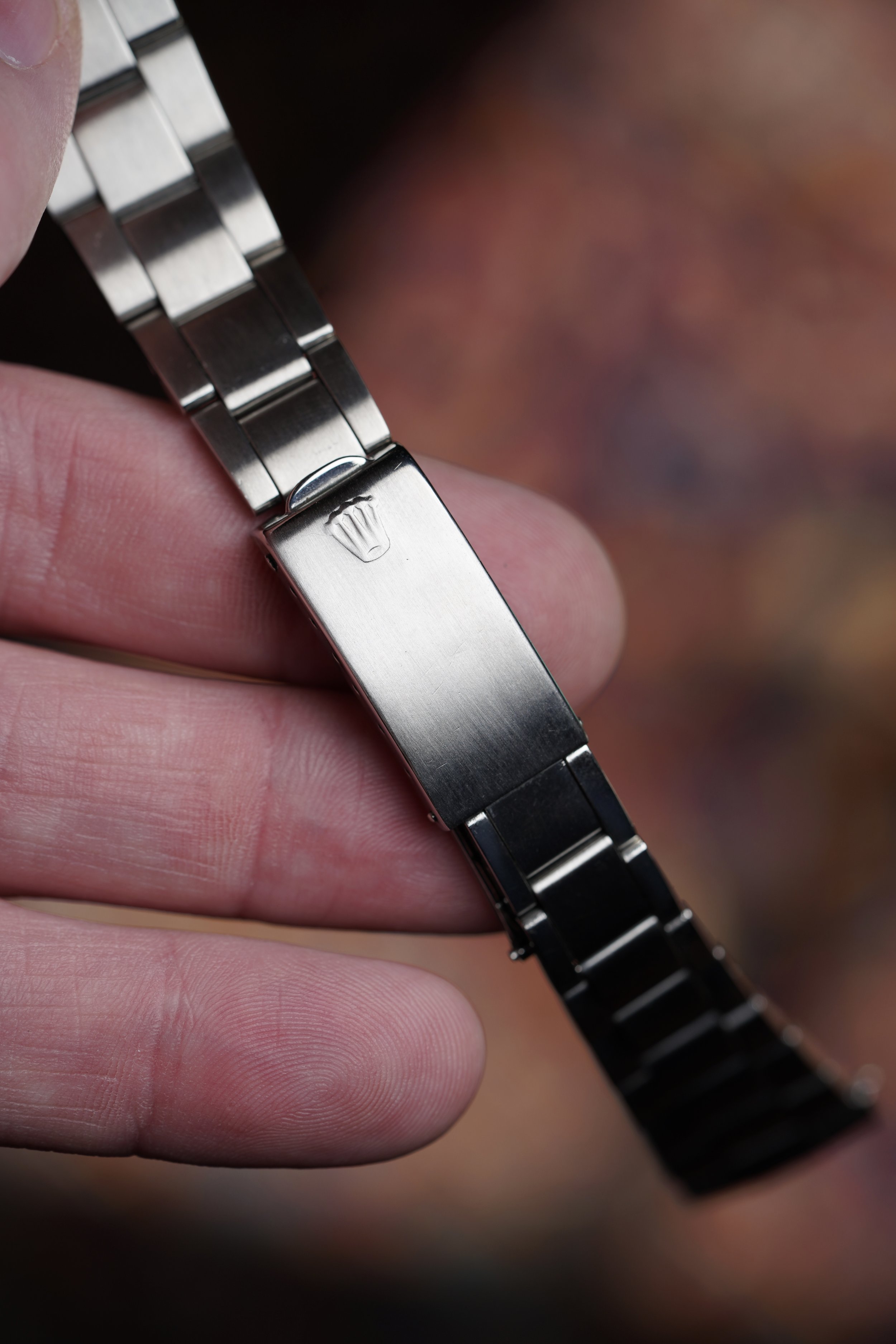 Rolex Vintage 199 5Clasp deployant buckle Oyster Steel Watch Band Ref  78353-18 Bracelets tutone gold