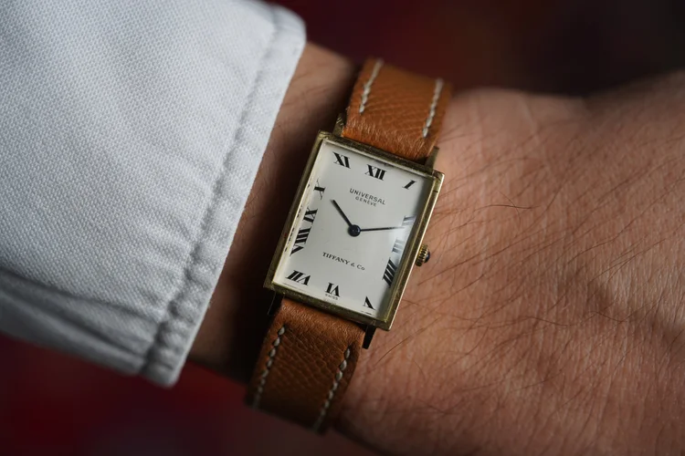 Universal Geneve Retailed by Tiffany & Co. Christmas 1972 in 18K