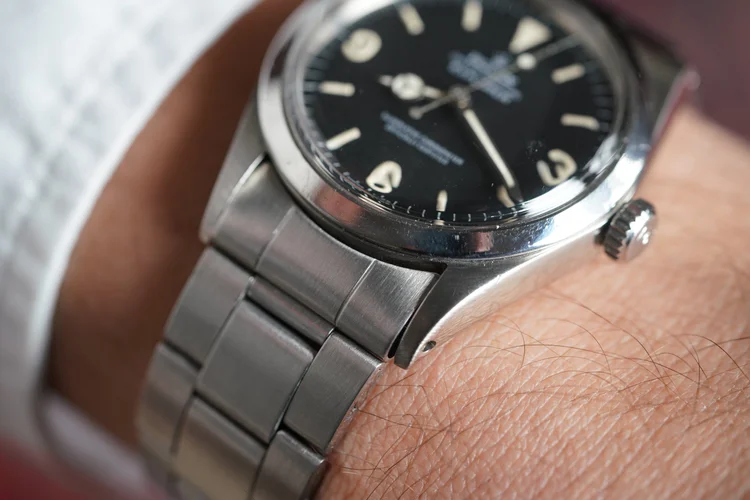 Rolex Explorer Reference 1016 with Mark 1 Frog Foot Dial — Wind