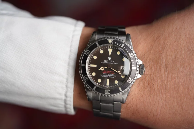 Rolex Tropical Double Red Sea-Dweller Reference 1665 Unpolished