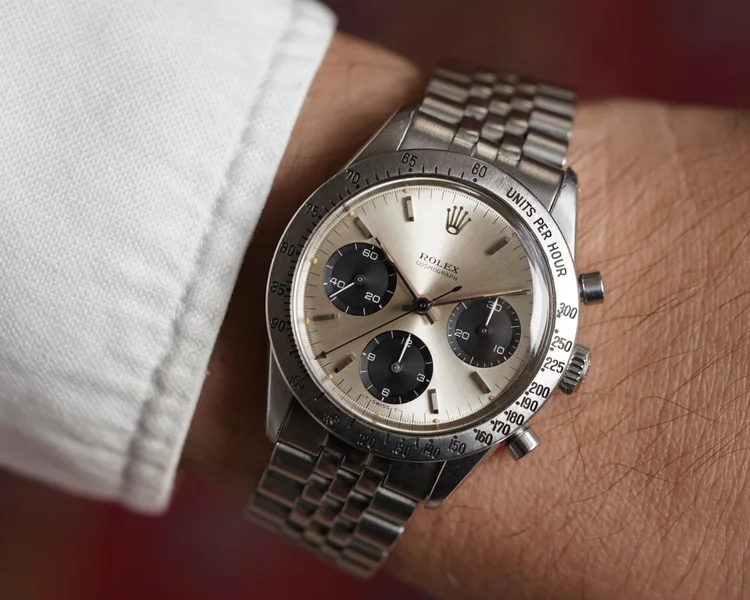 Rolex Daytona Reference 6239 w/ Box & Receipt + Extra Bracelet