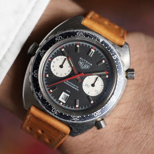 Heuer Autavia Reference 1163MH — Wind Vintage