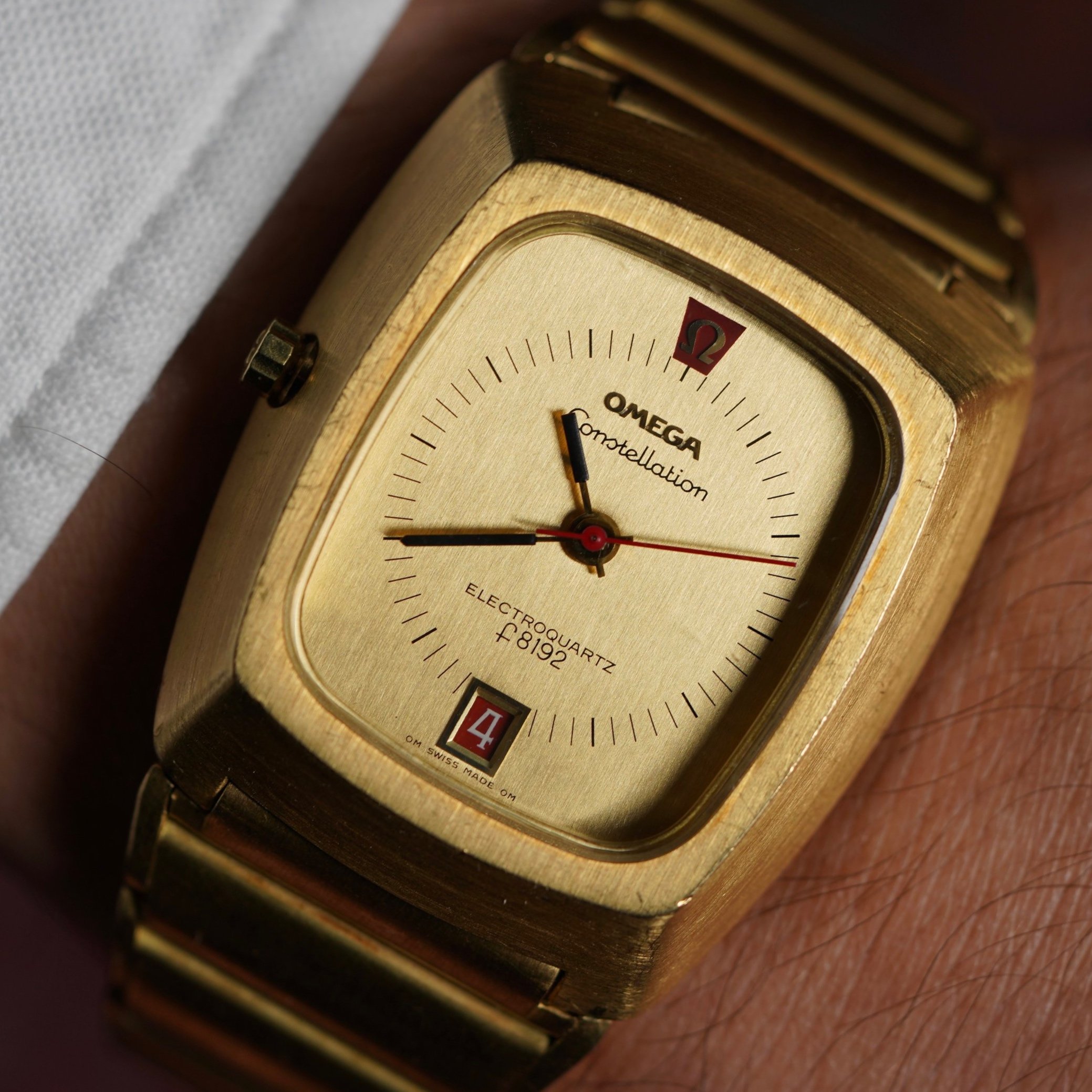 OMEGA Constellation Reference 196.005 †300Hz in 18K Yellow Gold Unpolished