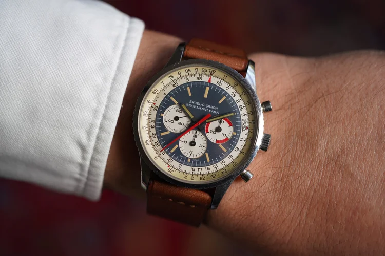 Excelsior Park Excel-O-Graph Chronograph Unpolished — Wind Vintage