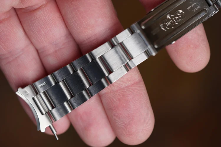 20MM Rolex Oyster 78360 Bracelet 580 End Links 6.6 Inches — Wind