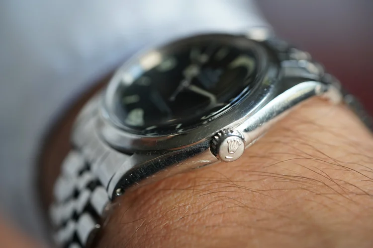 Rolex Explorer I Reference 1016 on Jubilee — Wind Vintage