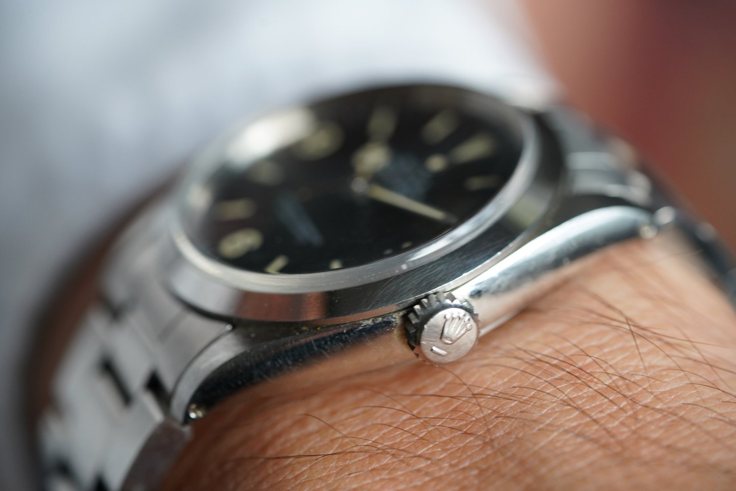 Rolex Explorer I Reference 1016 Full Set Unpolished — Wind Vintage