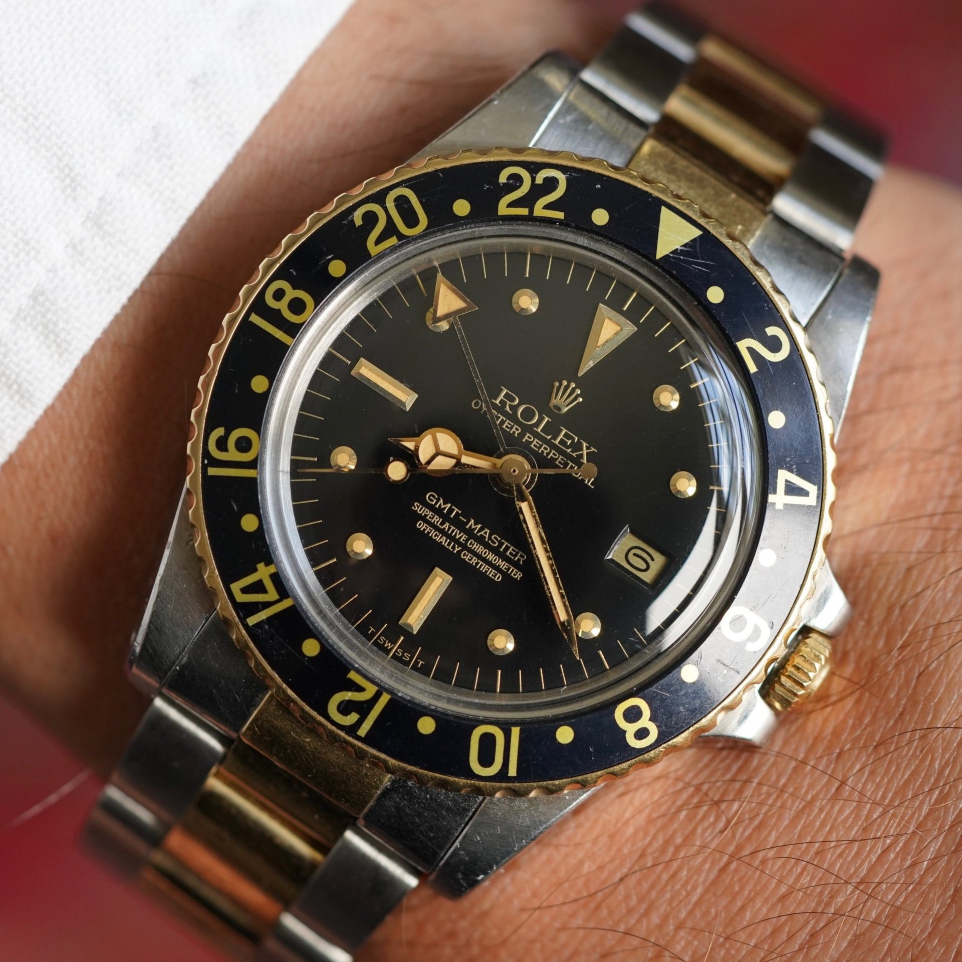 Rolex Two-Tone GMT-Master Reference 1675 Unpolished
