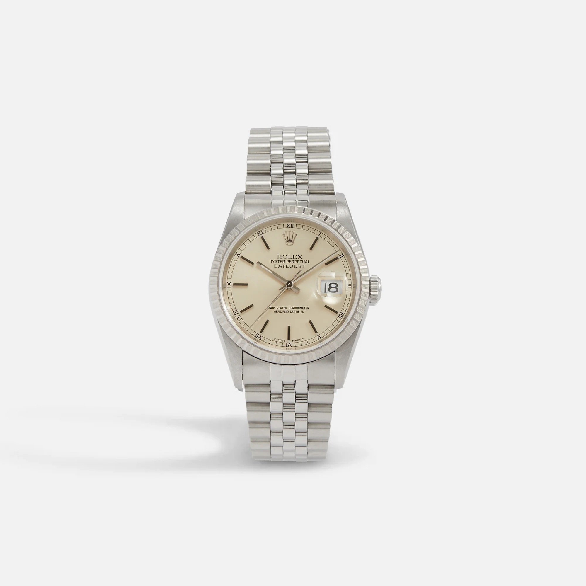 Rolex Datejust Reference 16220 Unpolished