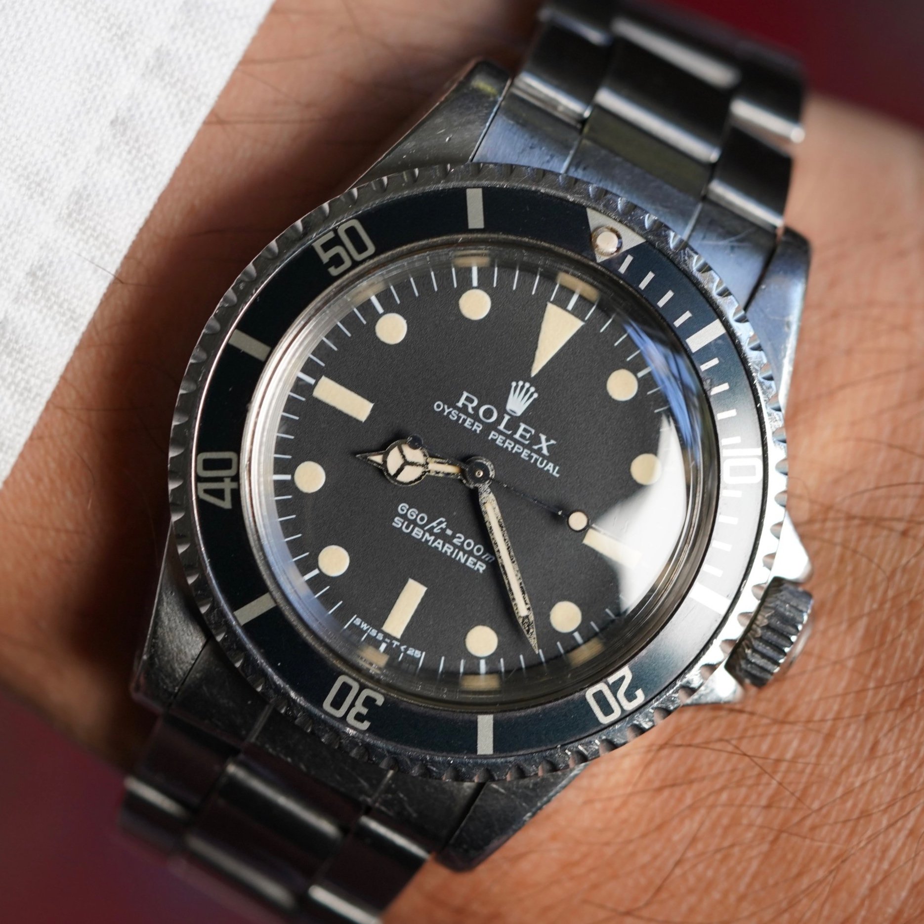 Rolex Submariner Feet First Reference 5513