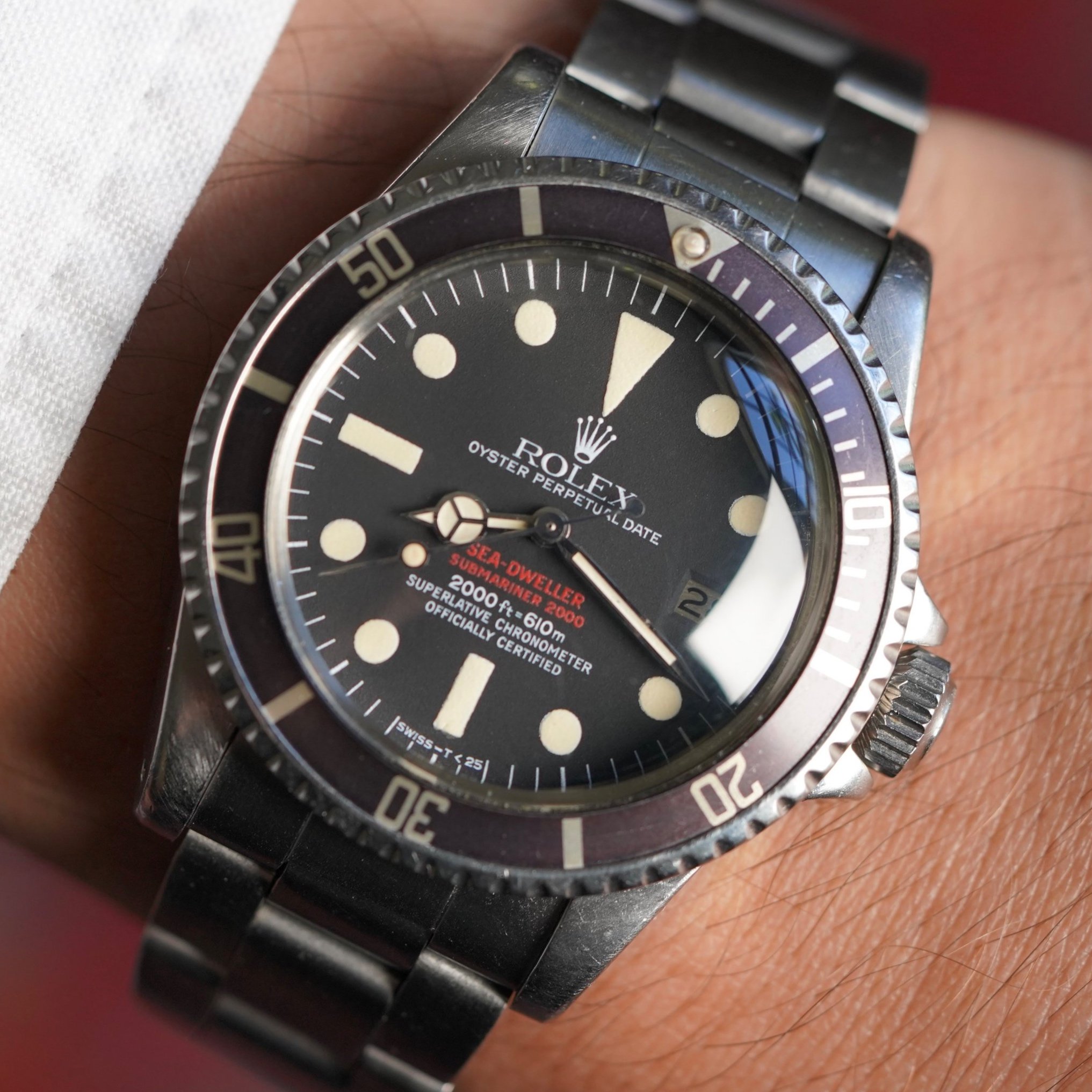 Rolex Double Red Sea-Dweller Reference 1665 w/ Box