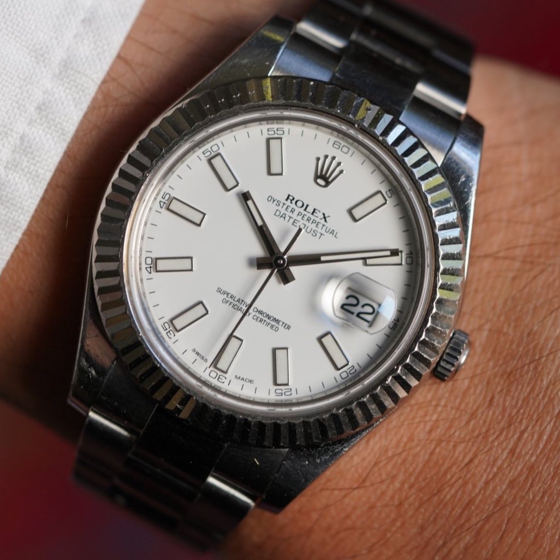 Rolex Datejust Reference 116334 Unpolished