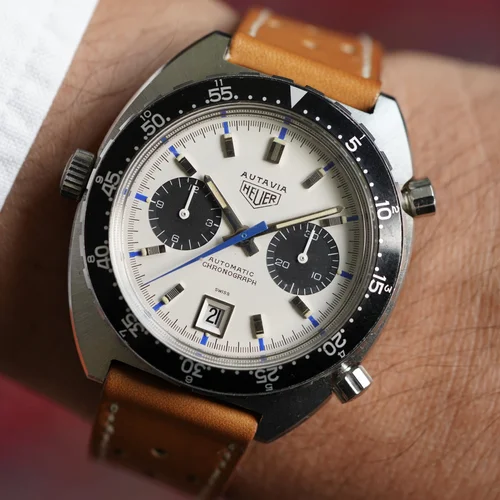 Heuer Jo Siffert Autavia Mk II Reference 1163 Unpolished — Wind