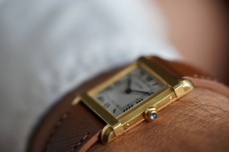 Cartier Tank Chinoise in 18K Yellow Gold Unpolished — Wind Vintage