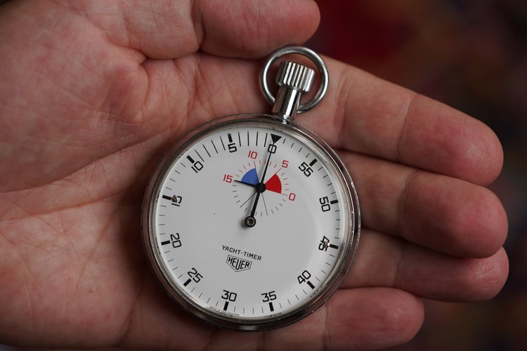 HEUER Yacht-Timer Ref.503.220 ヨットタイマー 箱付 Heuer Yacht-Timer Stopwatch — Wind Vintage