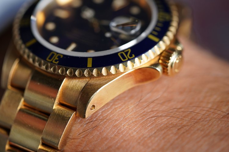 その他 Clicgear Rolex Submariner Reference 16618 in 18K Gold w/ Blue/Purple Dial
