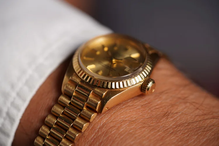 Rolex Ladies Datejust Reference 6905 in 18K Yellow Gold Unpolished