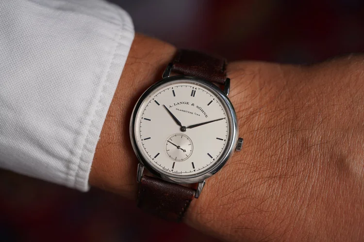 Andreas Wennemo Du er Gud 北欧AOR A. Lange & Söhne Saxonia Reference 216.026 in 18k White Gold Full
