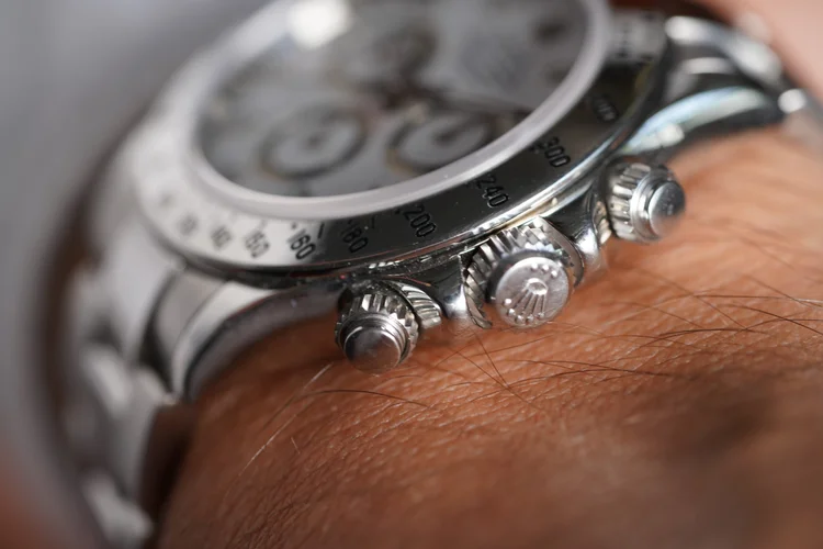 まりー Rolex White Dial Daytona Reference 116520 Full Set with Service
