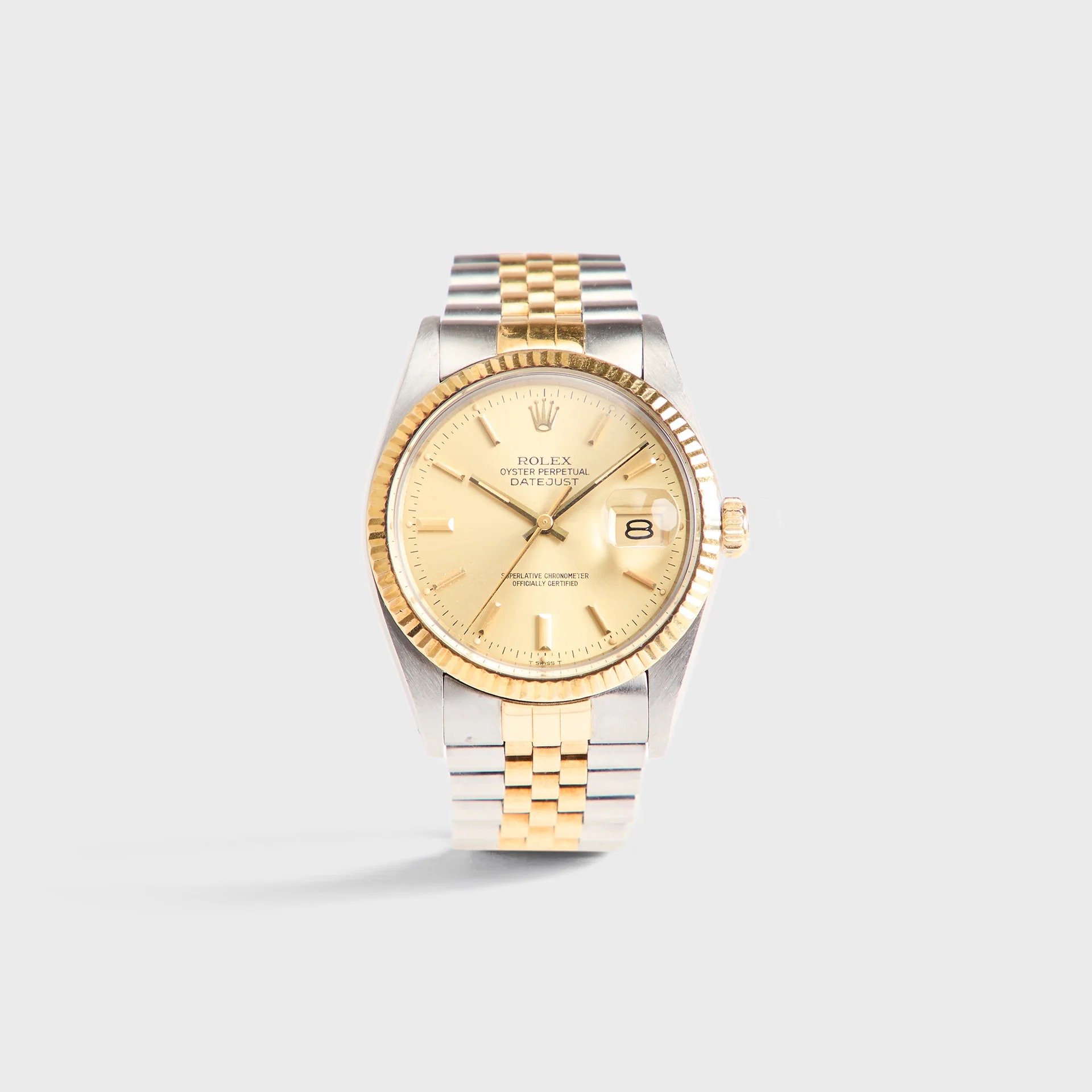 Rolex Two-Tone Datejust 16013 Unpolished