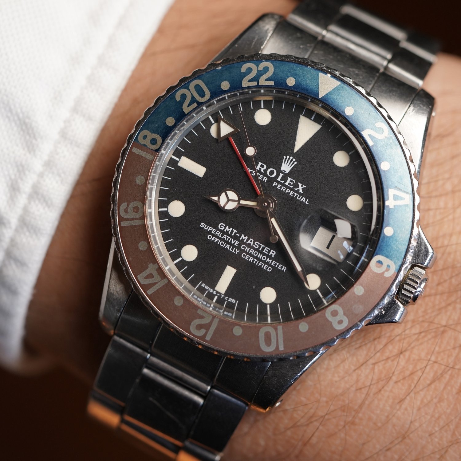 Rolex GMT-Master Ref 1675 Unpolished