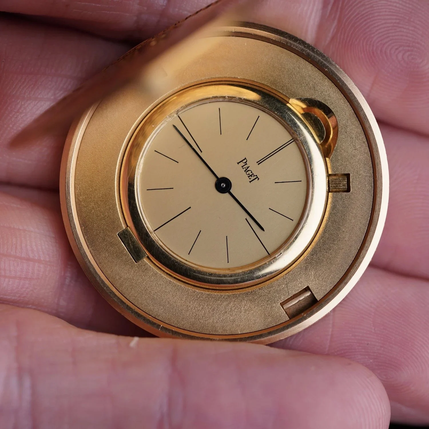 Piaget Mexican “Centenario” 50 Pesos Coin Watch in 18K Yellow Gold Unpolished