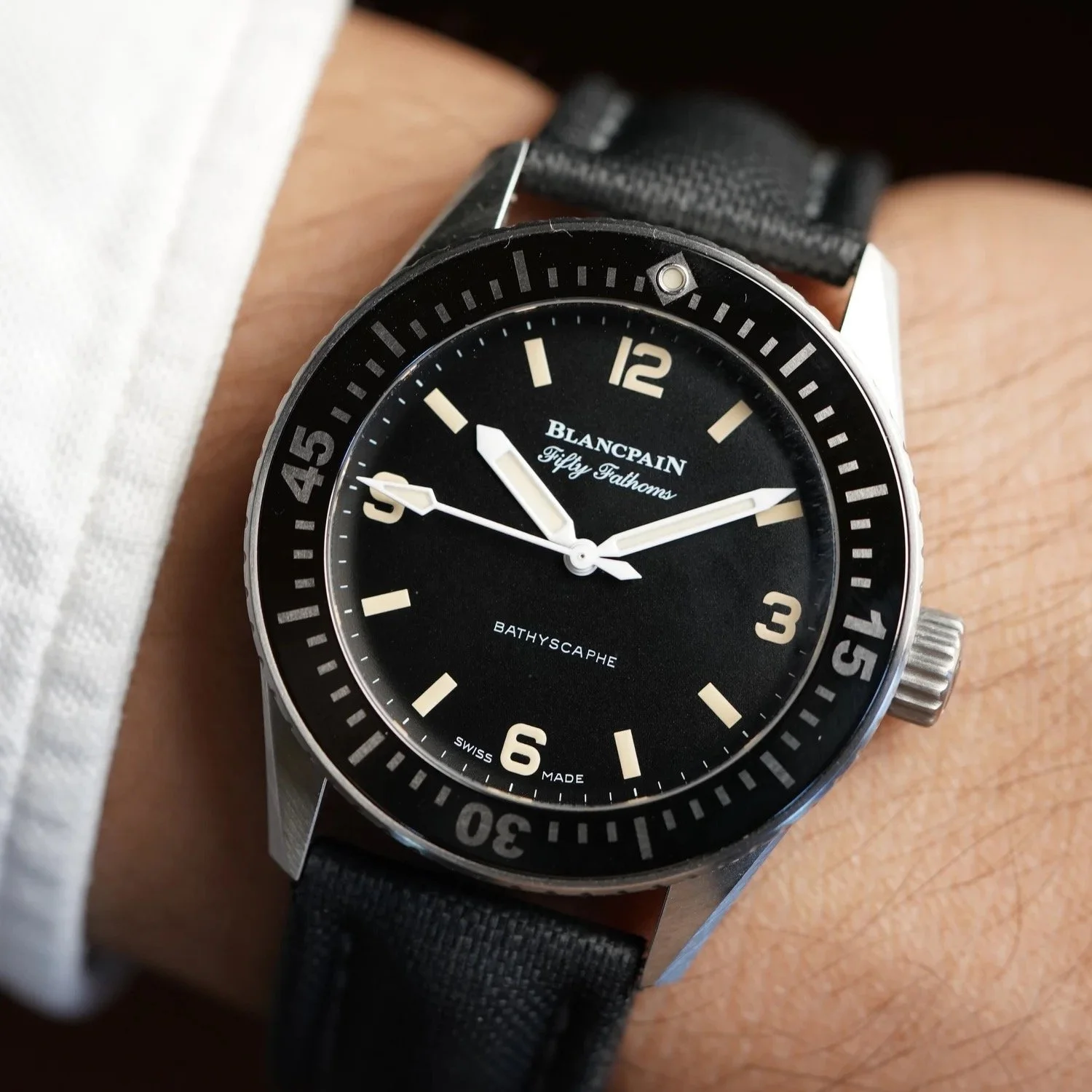 Blancpain Fifty Fathoms Bathyscaphe 5100-1130, 51001130 HODINKEE Limited Edition Full Set