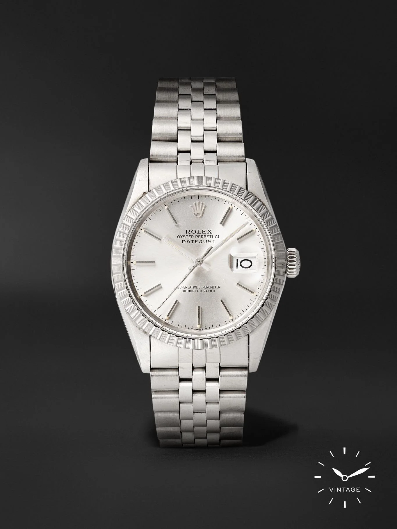 Rolex Oyster Perpetual Datejust Automatic Chronometer 36mm Oystersteel Watch, Ref. No. 16030