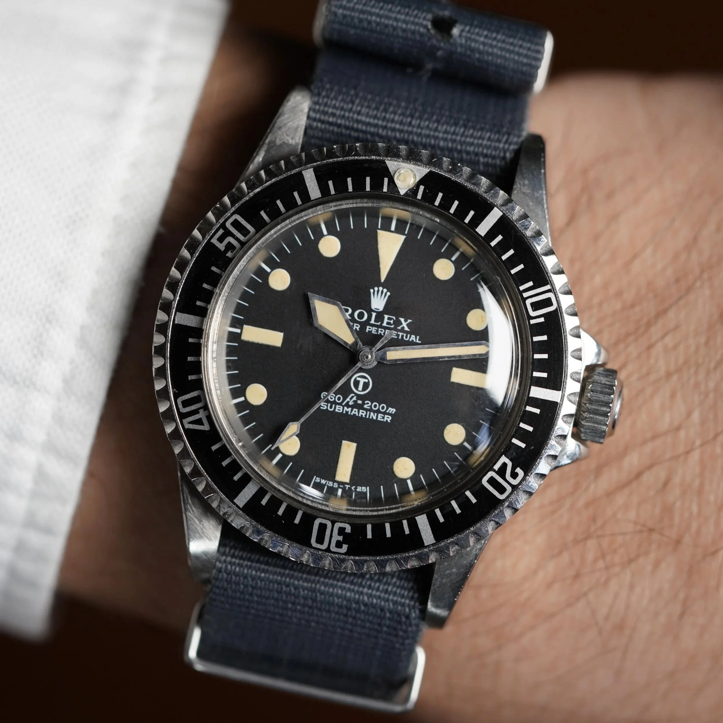 Rolex MilSub Submariner Reference 5513 Royal Navy