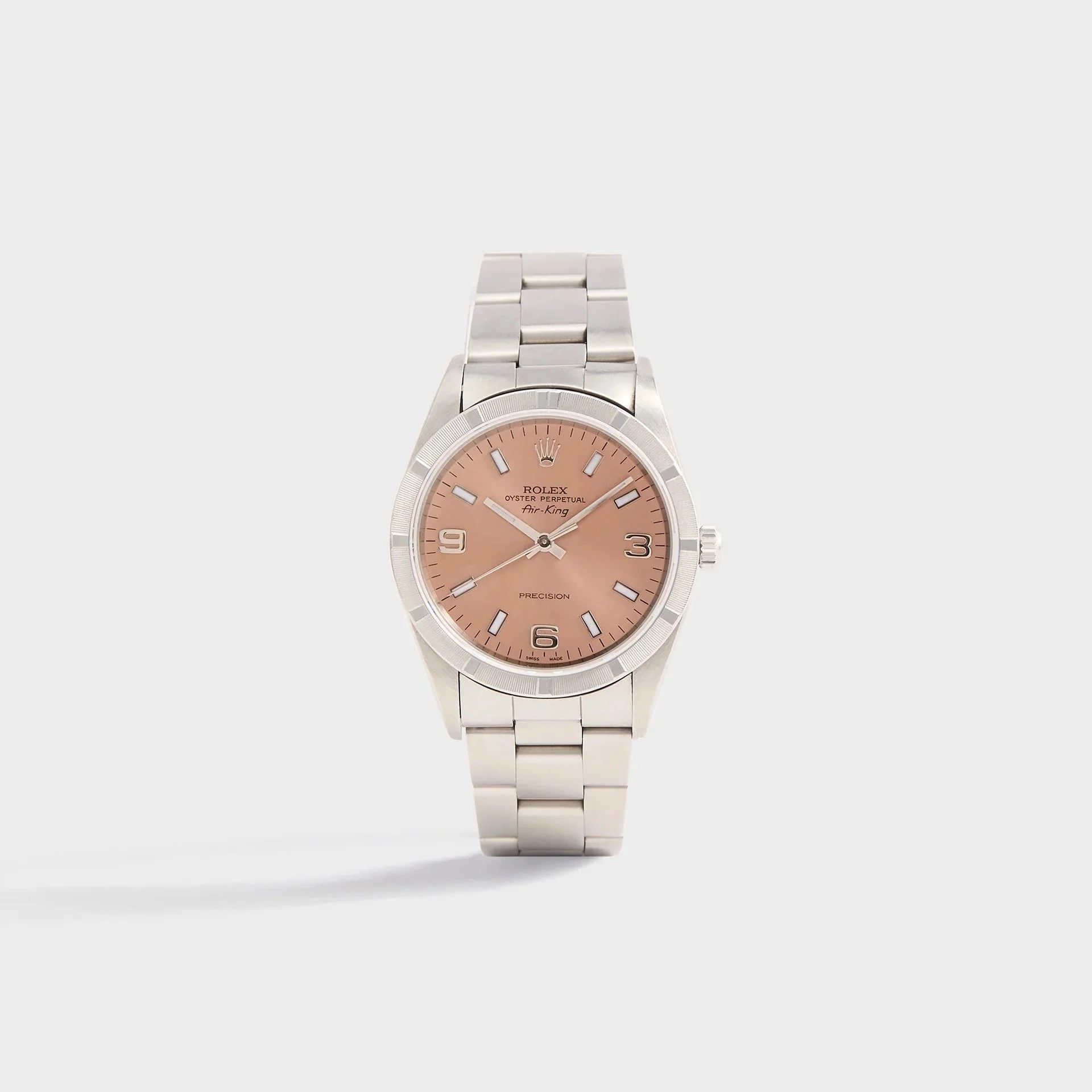 Rolex Air-King Reference 14010 Pink Dial Unpolished