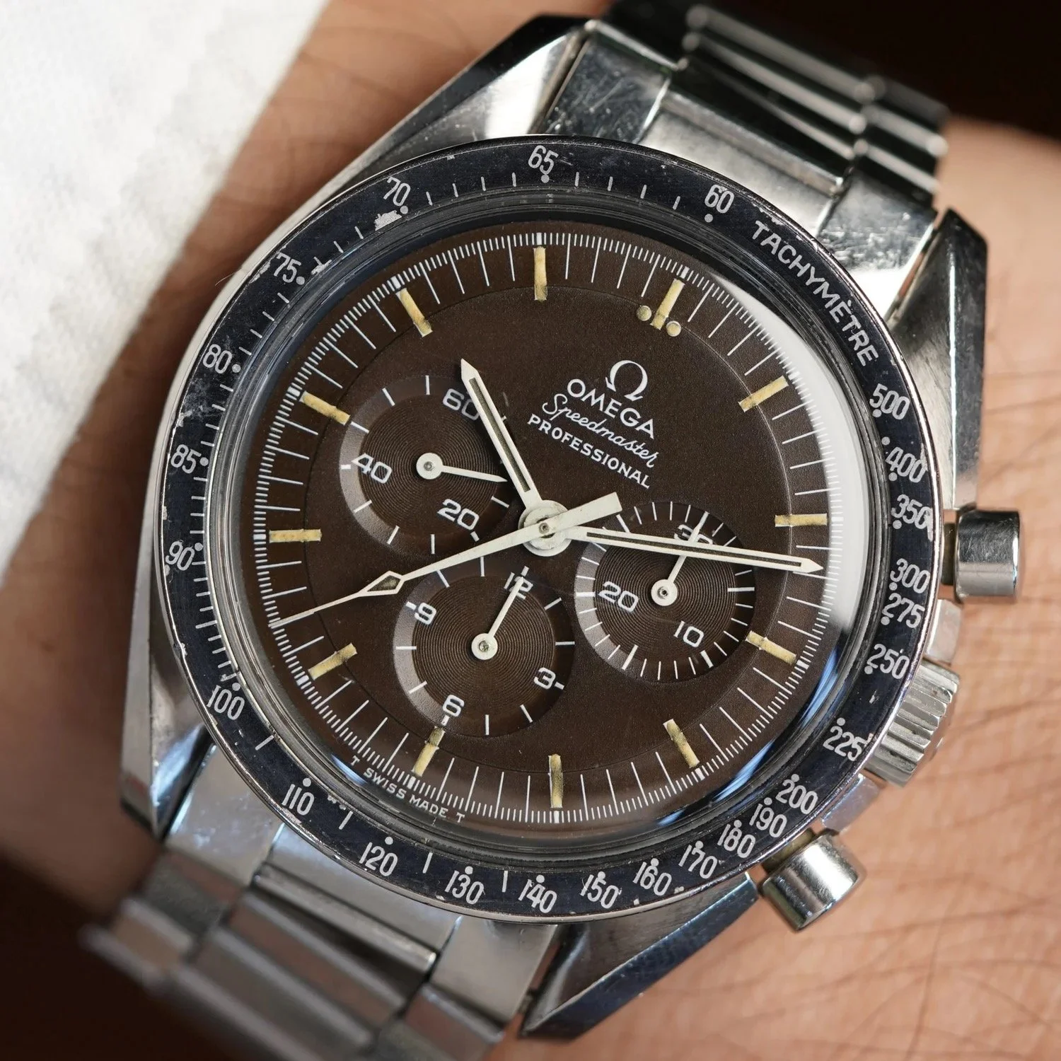 OMEGA Speedmaster Tropical Dial Professional Ref. 145.022-69ST Unpolished