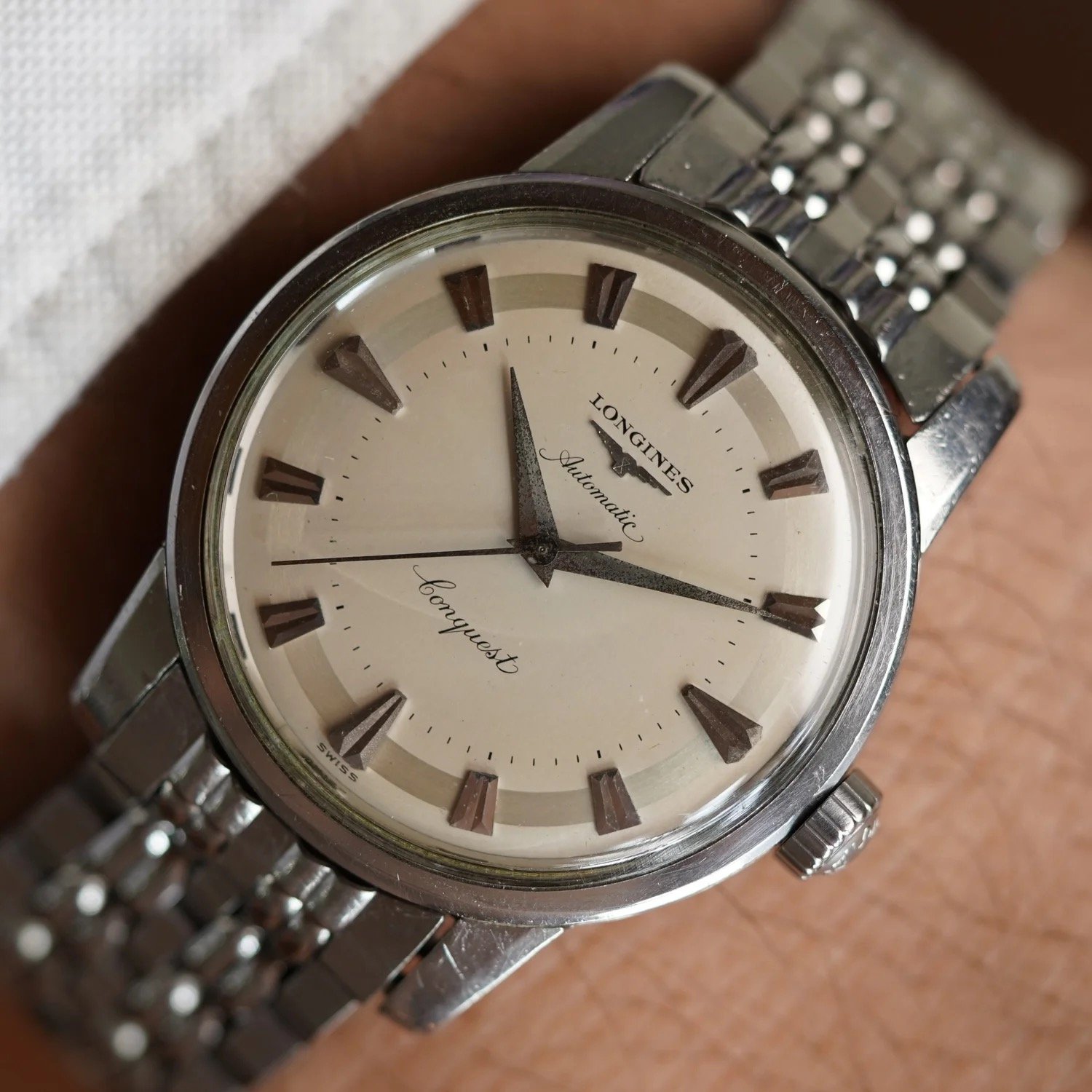 Longines Conquest Reference 9001-1 on Wittnaur Bracelet Unpolished