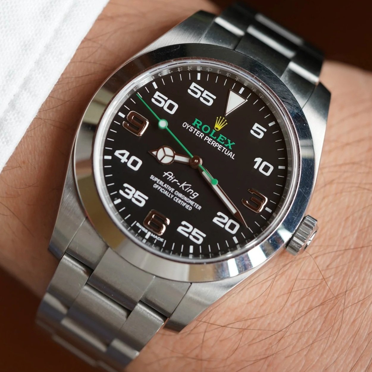 Rolex Air-King 116900 Full Set Unpolished