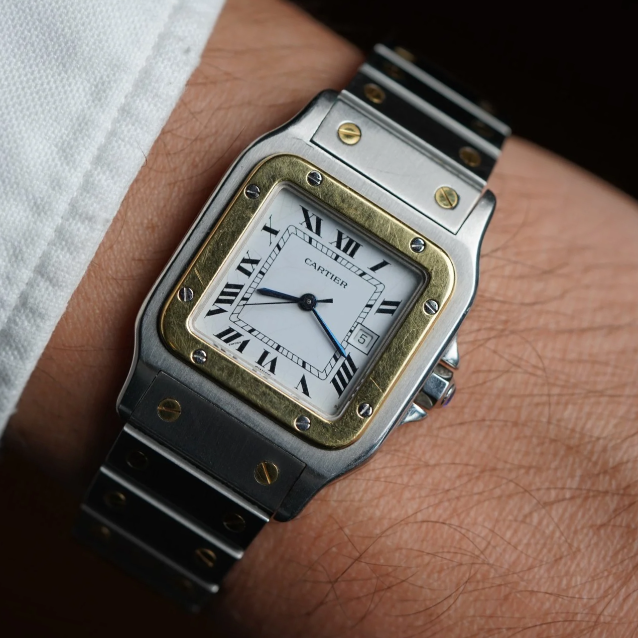 Cartier Santos Carrée Ref. 1172961 w/ Box