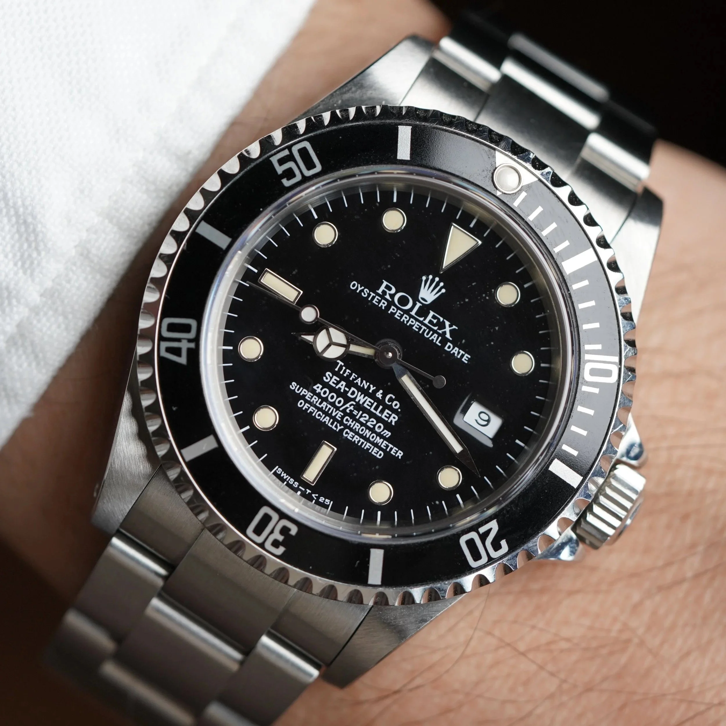 Rolex Sea-Dweller Ref. 16600 “Tiffany &amp; Co” Full Set + Receipts